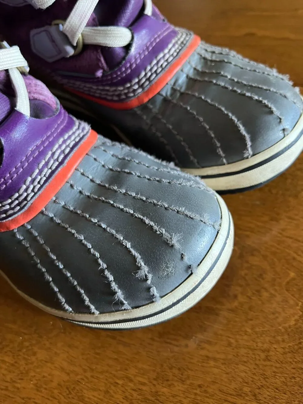 Sorel purple cozy winter boots 1